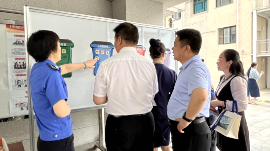 信科联全力保障|最高检携手城管局、东华门街道共推垃圾分类新风尚(图9)