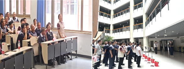以竟促学 | 信科联在清华大学教学区成功举办2024第三届暑期保洁技能比武(图5)